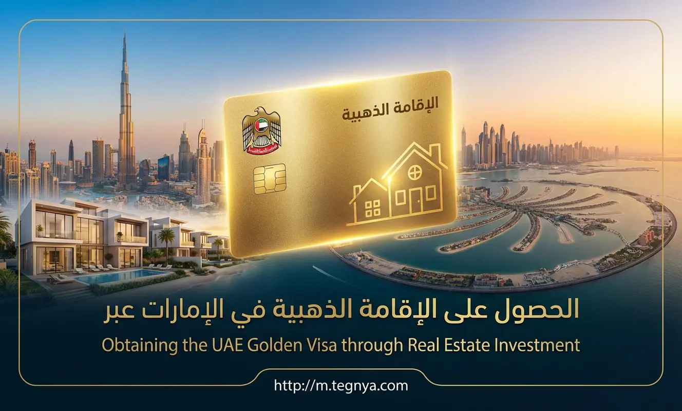 الحصول على الإقامة الذهبية في الإمارات عبر الاستثمار العقاري
