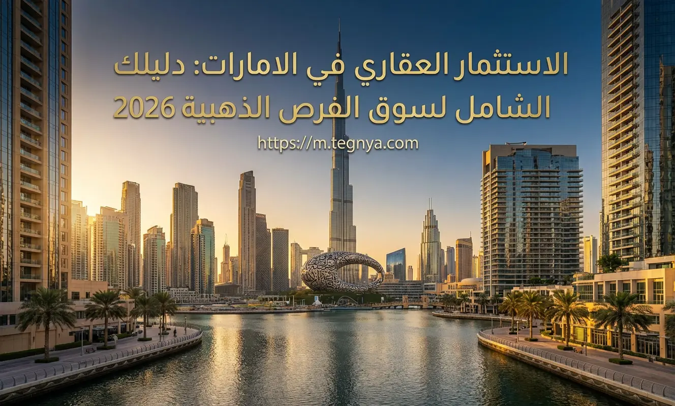 الاستثمار العقاري في الامارات: دليلك الشامل لسوق الفرص الذهبية 2026