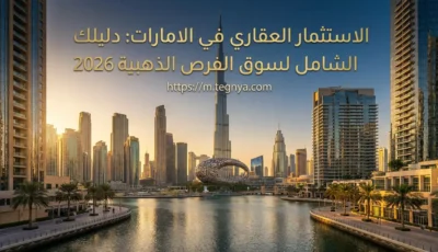 الاستثمار العقاري في الامارات: دليلك الشامل لسوق الفرص الذهبية 2026